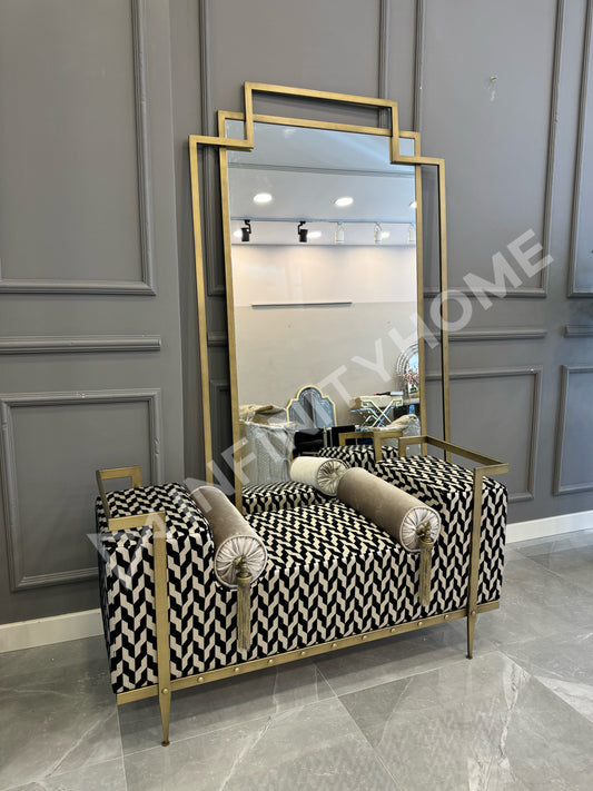 Versace Ayna - Eskitme Gold