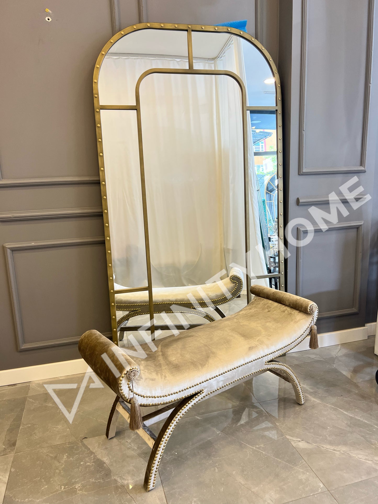 Eskitme Gold Reina Ayna