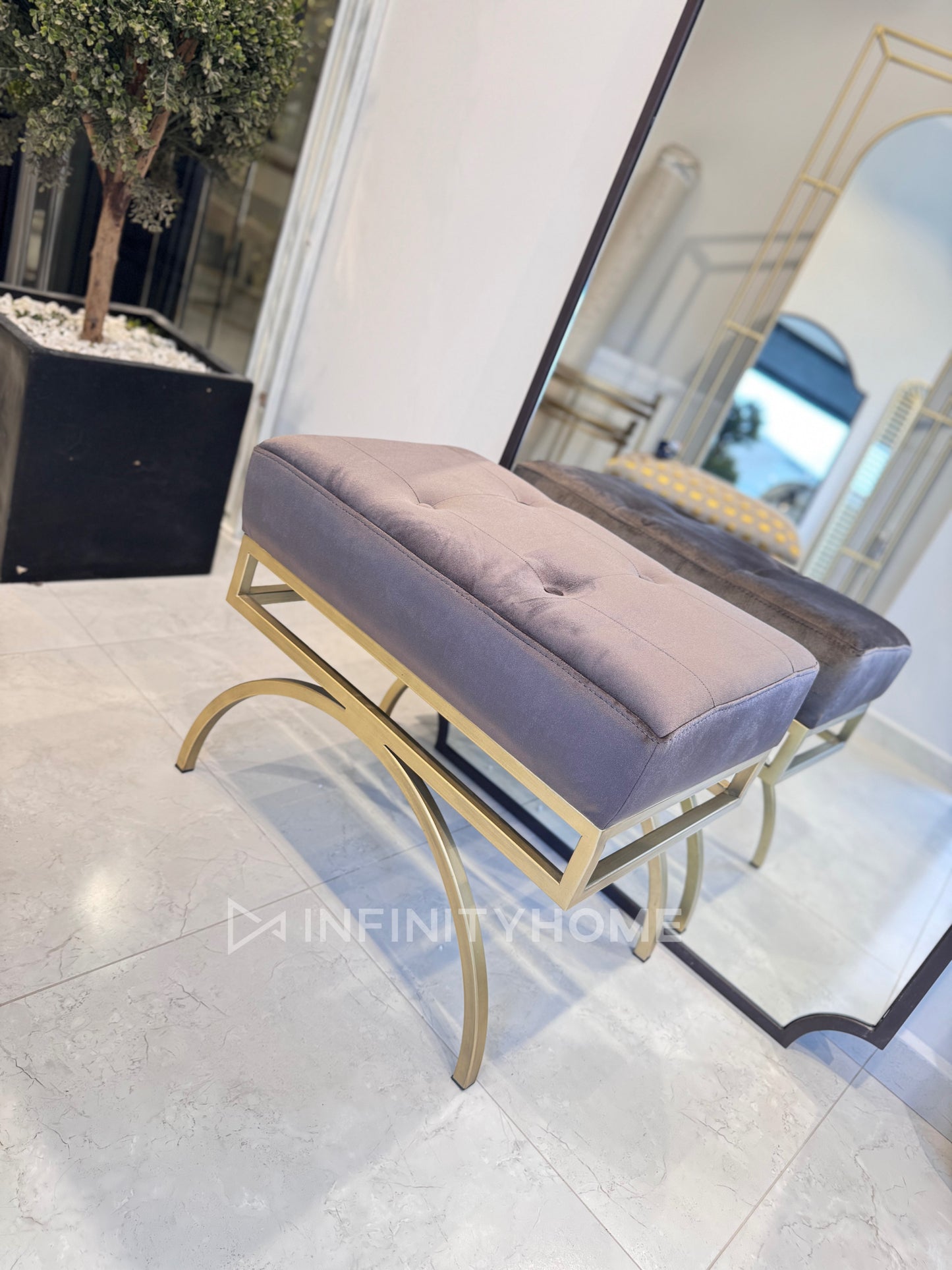 Eskitme Gold Yeni Puf