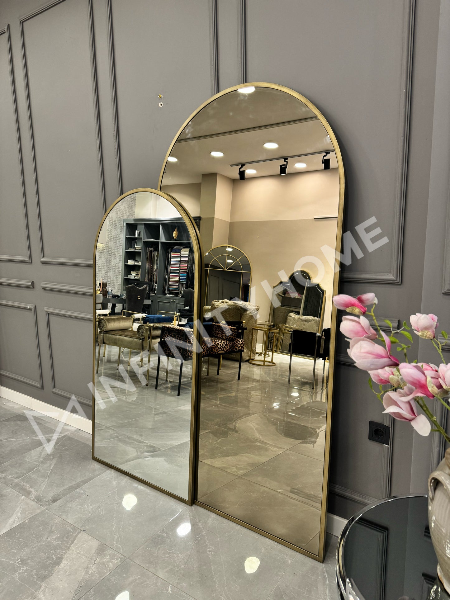 İkili Ayna - Eskitme Gold