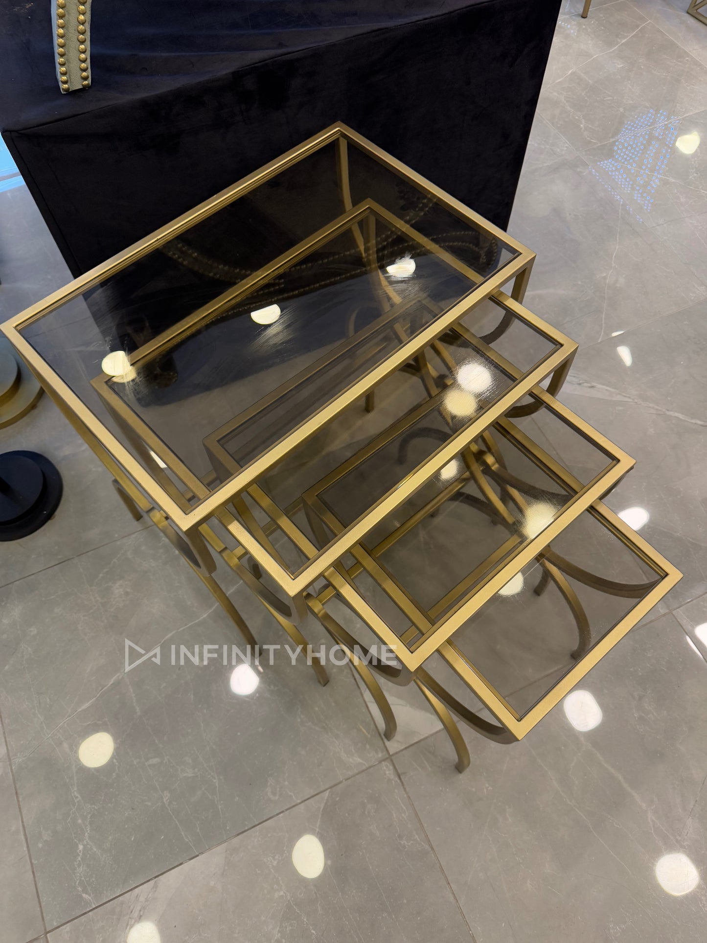 U Model 4lü Eskitme Gold Zigon Seti
