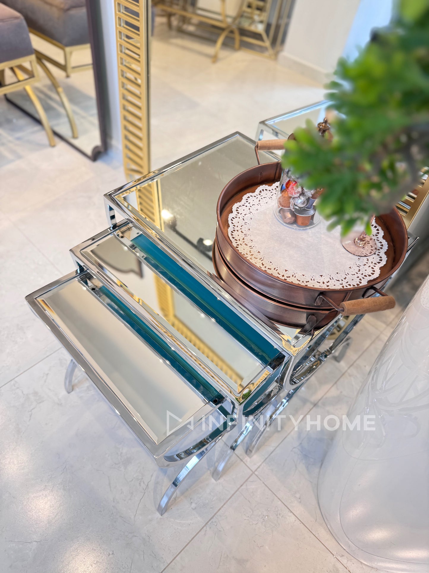 Krom U Model 3 Lü Zigon Seti
