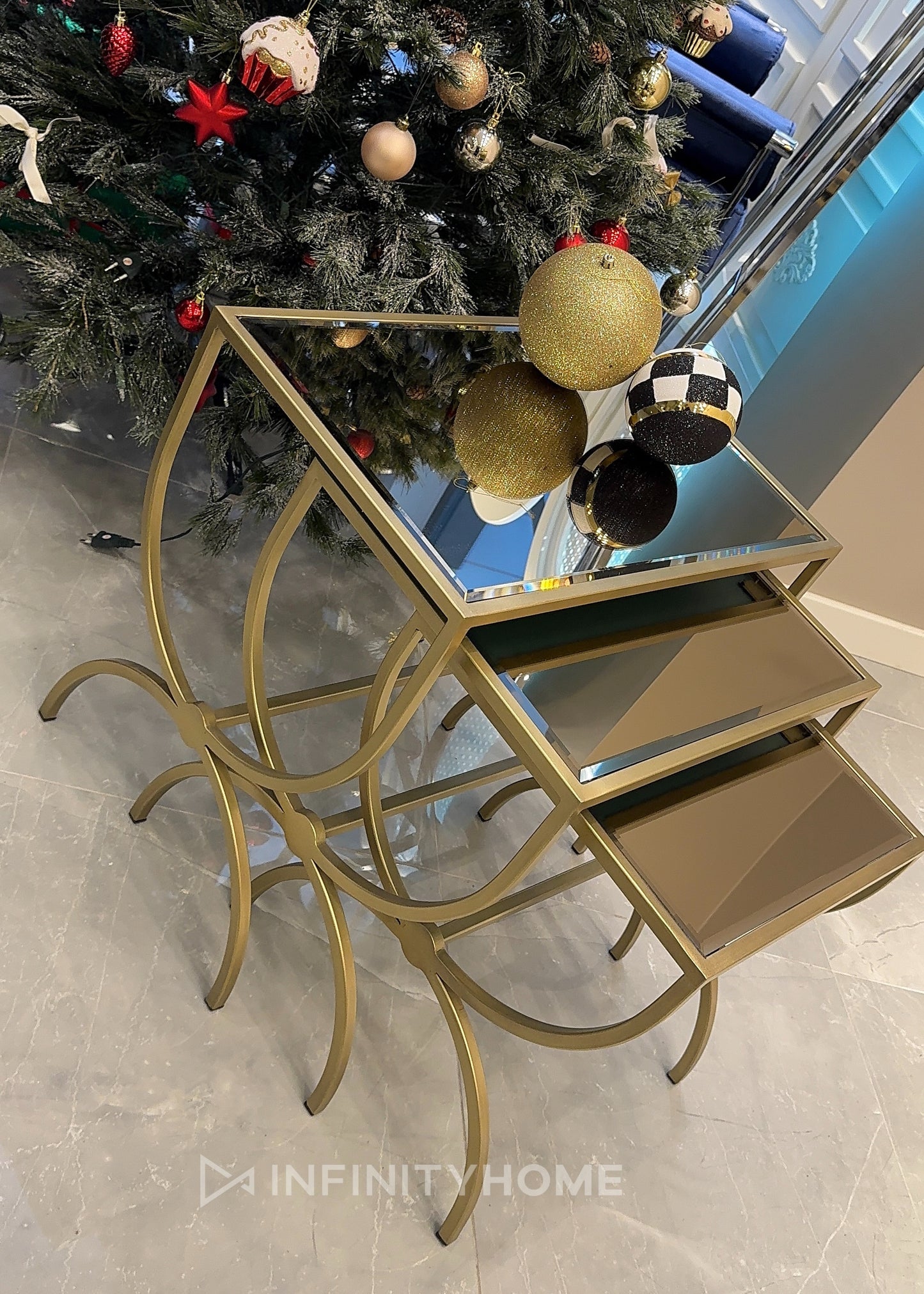U Model 3lü Eskitme Gold Zigon Seti