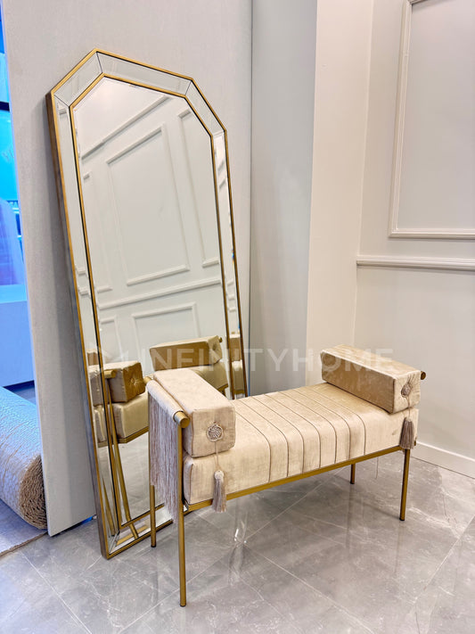Safir Ayna - Lake Eskitme Gold Cila